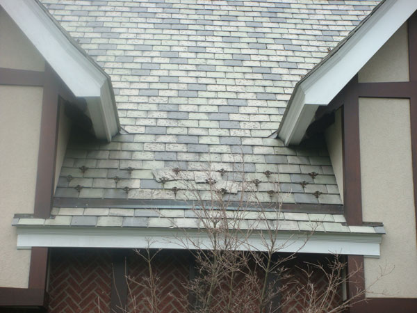 How To Identify Your Roof Slate - fake (not slate) roof. How To Identify Your Roof Slate - fake (not slate) roof.